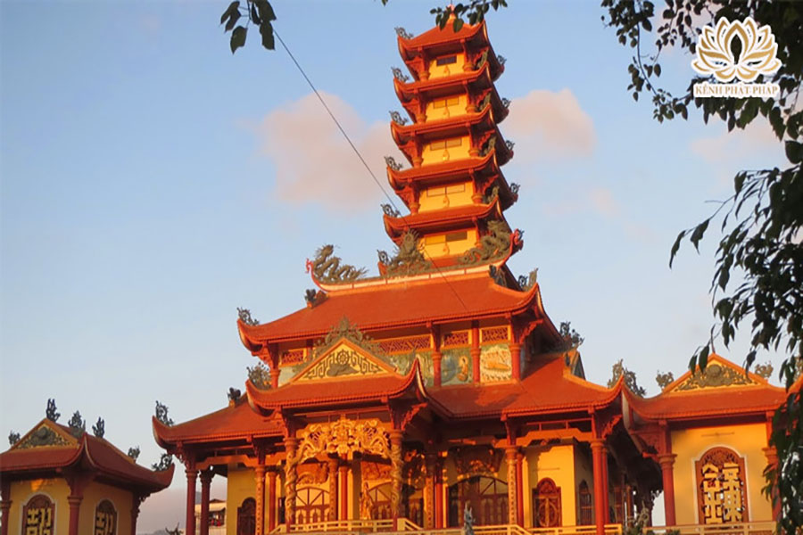 Nét cổ kính của chùa Long Khánh Bình Định. 