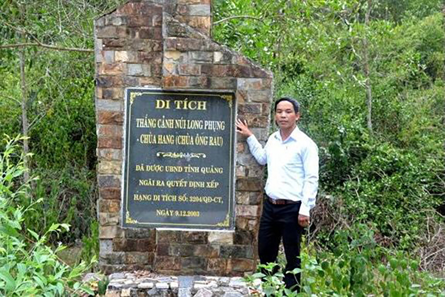 Núi Long Phụng - Chùa Ông Rau được cấp di tích cấp tỉnh.