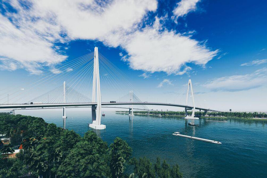 Cầu Mỹ Thuận là biểu tượng của Vĩnh Long.