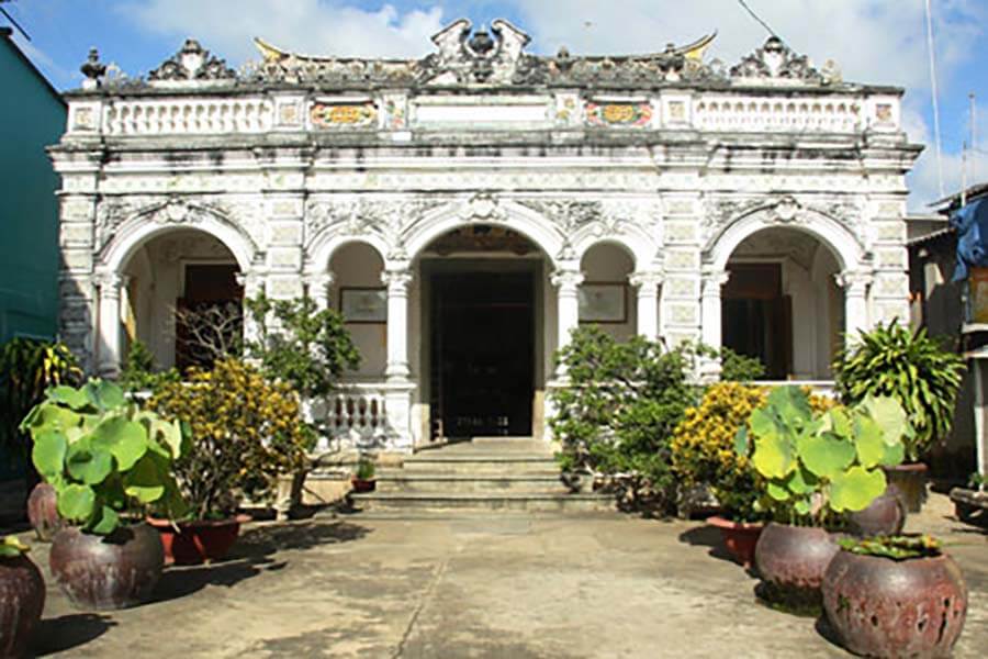Nét kiến trúc độc đáo của nhà cổ Huỳnh Thủy Lê. 
