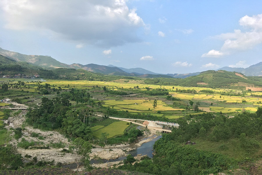 Toàn cảnh thung lũng Thanh An đẹp như tranh vẽ.