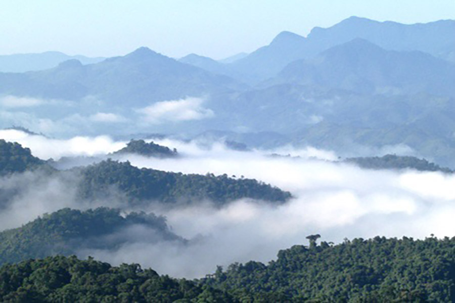 Mây trời thơ mộng trên đỉnh núi Cà Đam Quảng Ngãi.